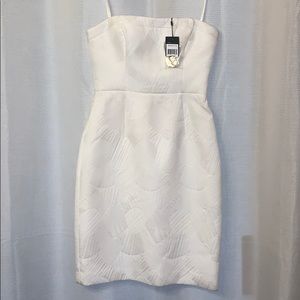 BCBG MAXAZRIA White Mini Dress